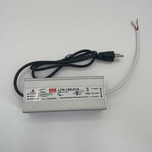 LED Driver 100 Watts 110V AC to 12V DC Low Voltage Output IP67 Waterproof Power